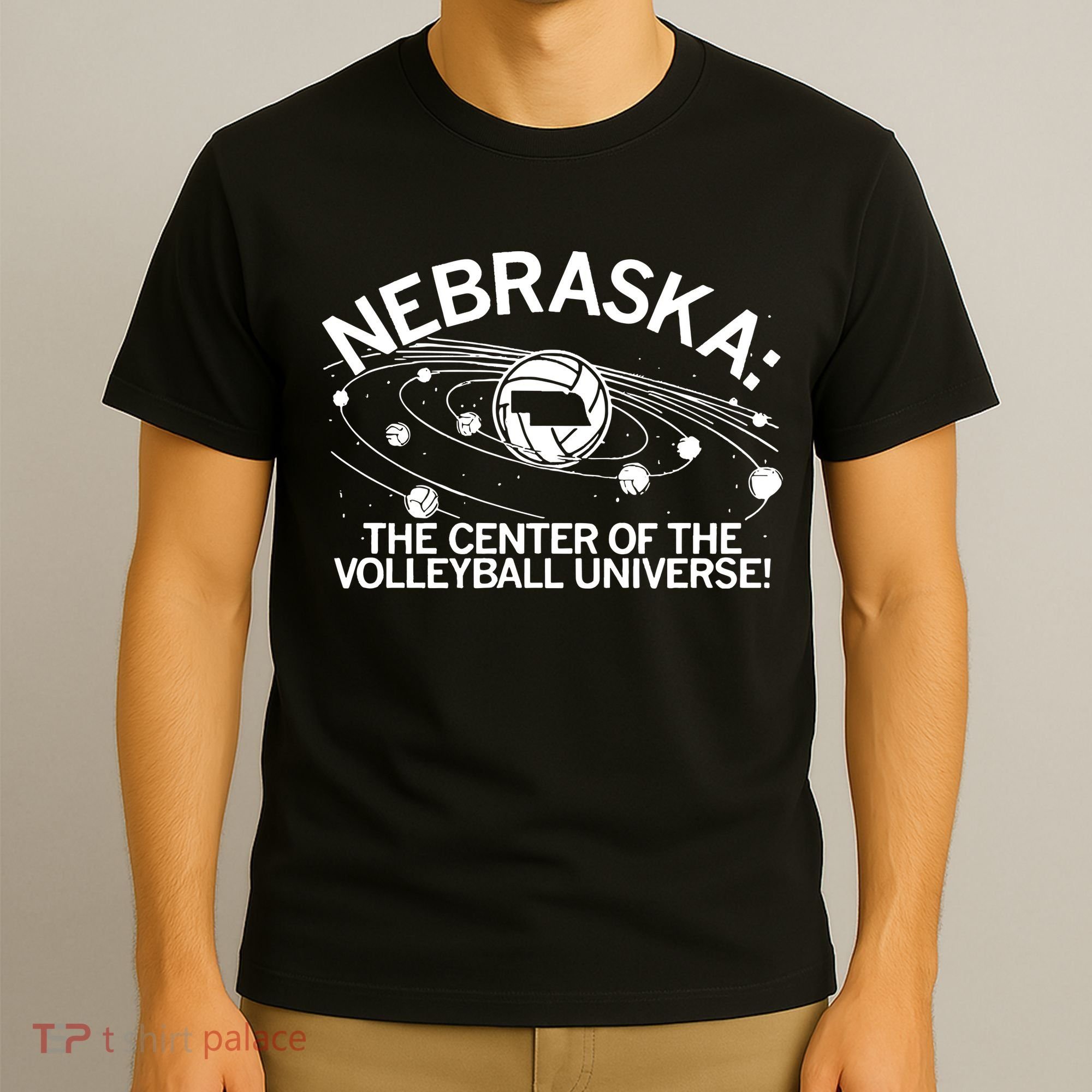 Nebraska Volleyball Universe T-Shirt