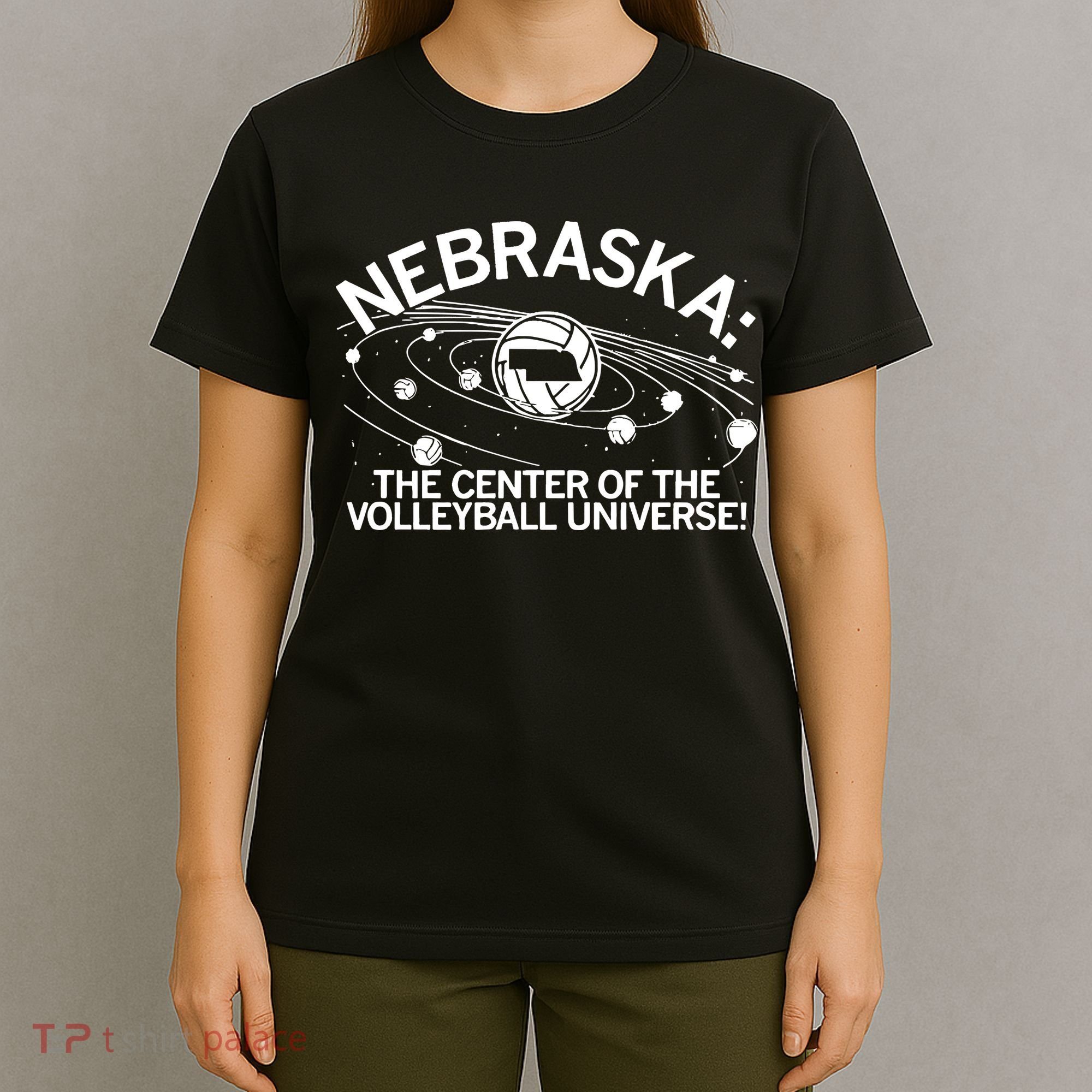 Nebraska Volleyball Universe T-Shirt