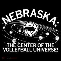 Nebraska Volleyball Universe Button thumb 1