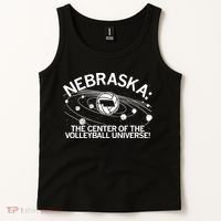 Nebraska Volleyball Universe Tank Top thumb 2