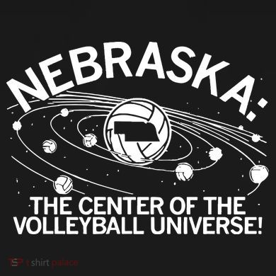 Nebraska Volleyball Universe Tank Top
