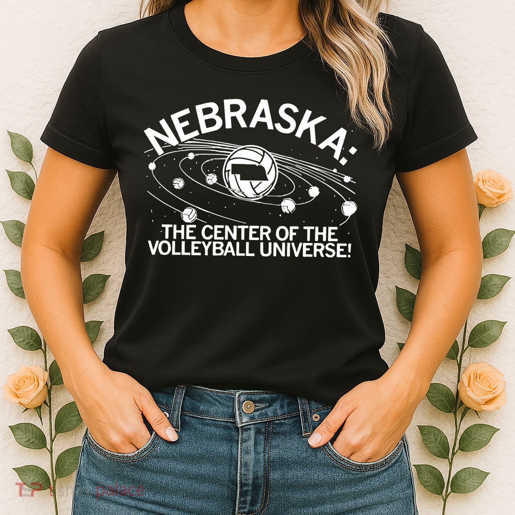 Nebraska Volleyball Universe Women's T-Shirt