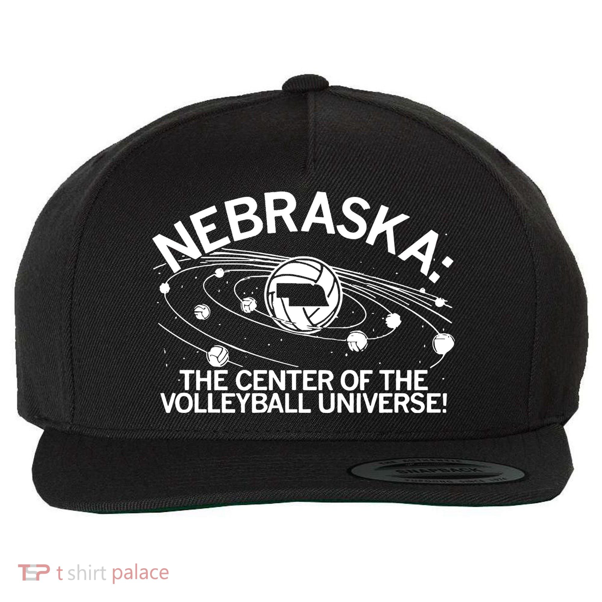 Nebraska Volleyball Universe Wool Snapback Cap