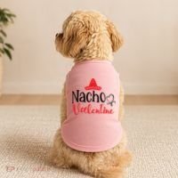 Nacho Valentine, Valentine White, Valentine For Husband, Couple Doggie Tank thumb 2