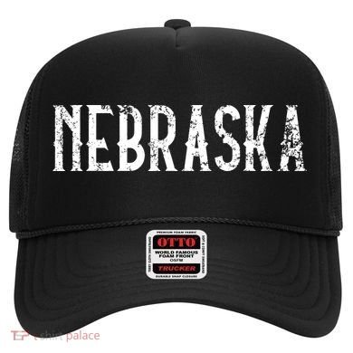 Nebraska Vintage White Script NE Apparel Hat