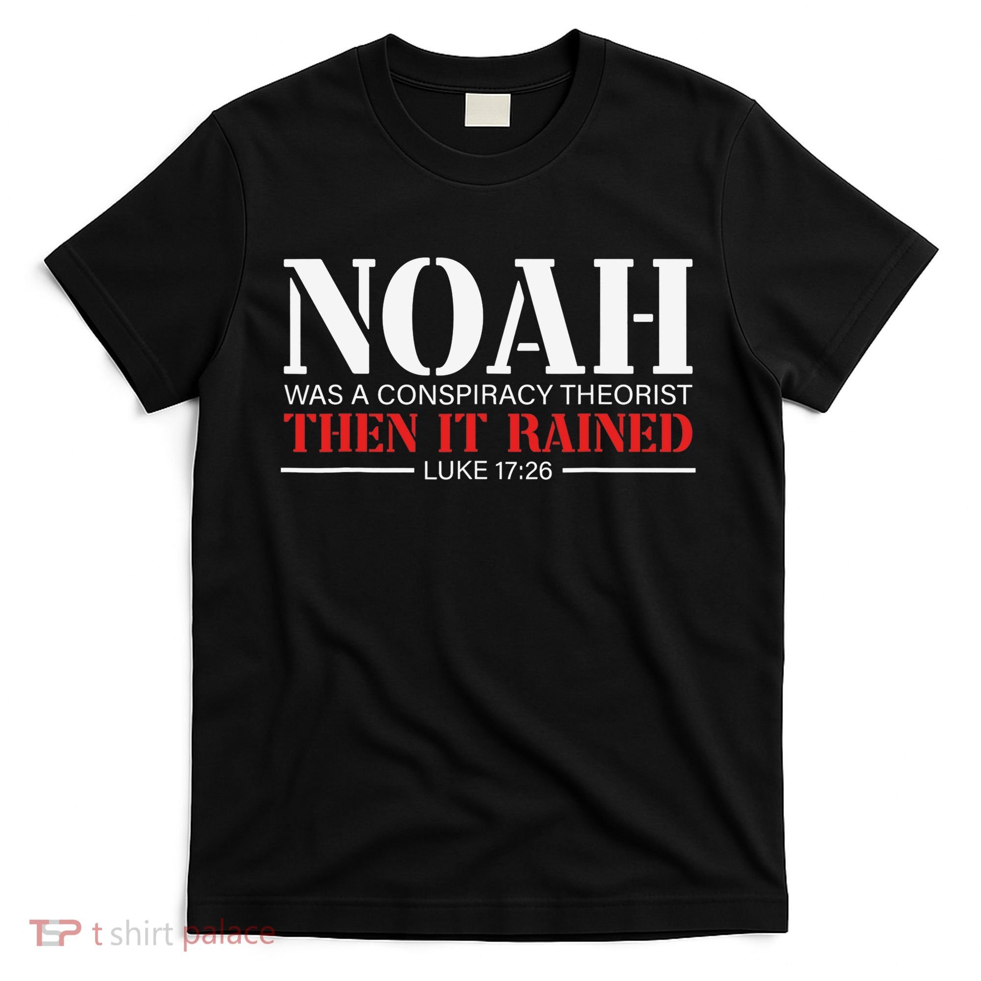 Noah Was A Conspiracy Theorist Then It Rained T-Shirt