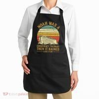 Noah Was A Conspiracy Theorist Then It Rained Christian Apron thumb 2