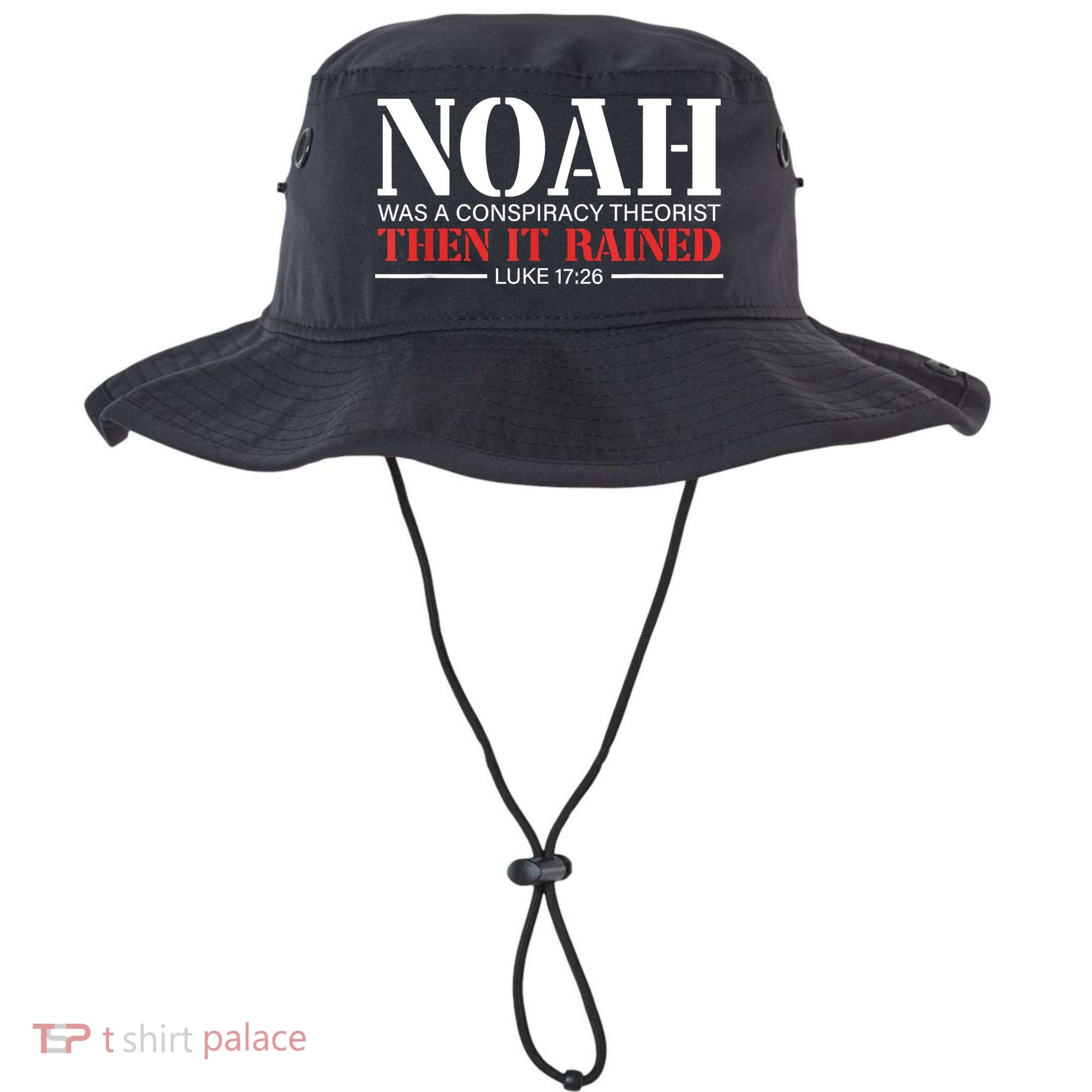Noah Was A Conspiracy Theorist Then It Rained Bucket Hat