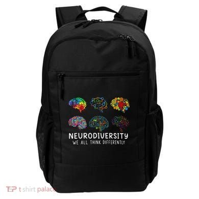 Neurodiversity We All Think Differently Brain Autism Backpack