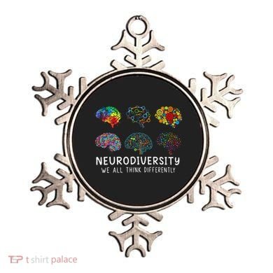 Neurodiversity We All Think Differently Brain Autism Ornament