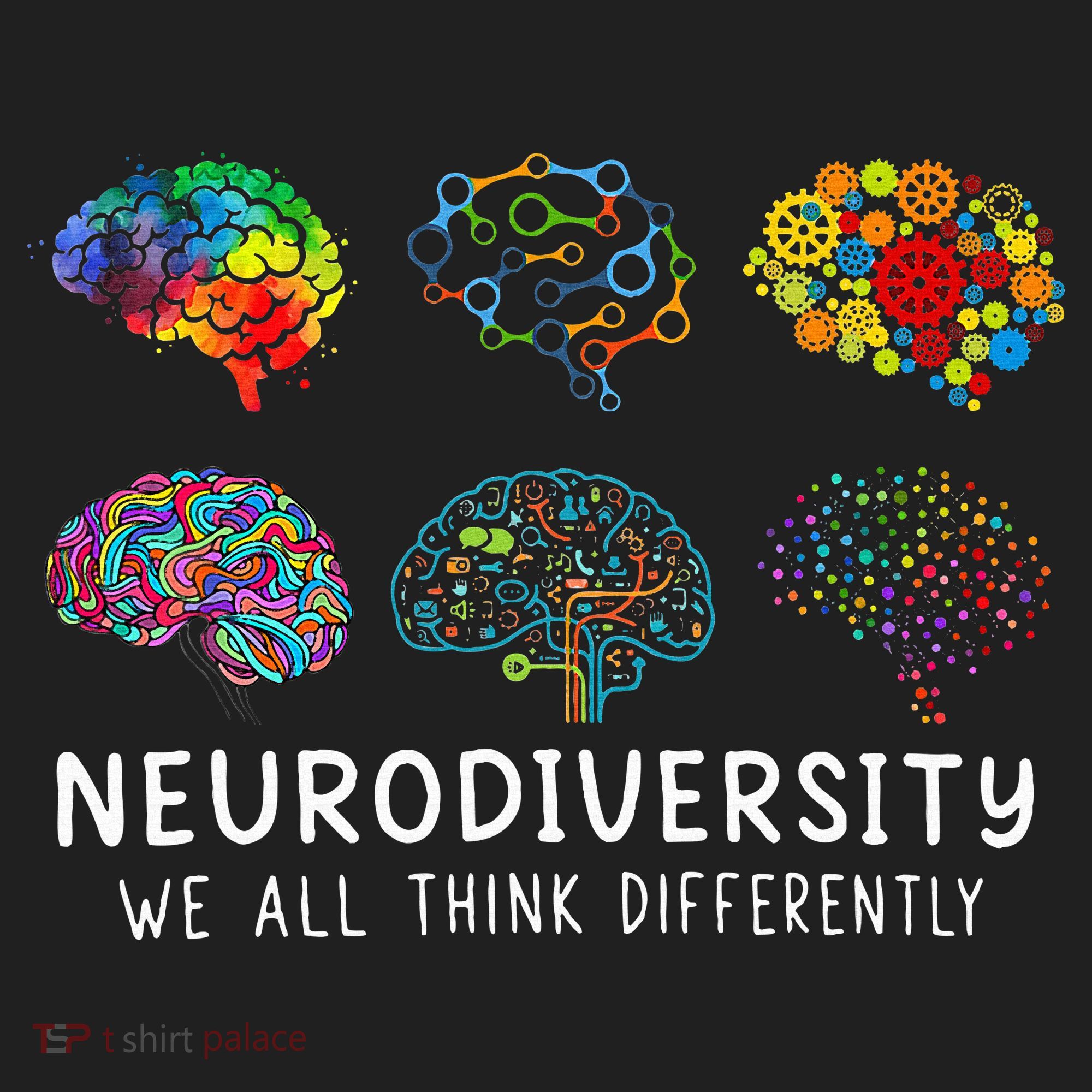 Neurodiversity We All Think Differently Brain Autism Hat
