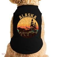 Nature Willdife Bear Moose Alaskan Animal Forest Alaska Doggie Tank thumb 0
