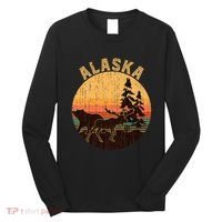 Nature Willdife Bear Moose Alaskan Animal Forest Alaska Long Sleeve Shirt thumb 0