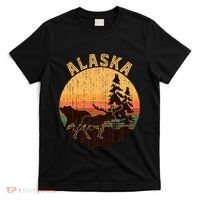 Nature Willdife Bear Moose Alaskan Animal Forest Alaska T-Shirt thumb 0