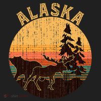 Nature Willdife Bear Moose Alaskan Animal Forest Alaska Beanie thumb 2