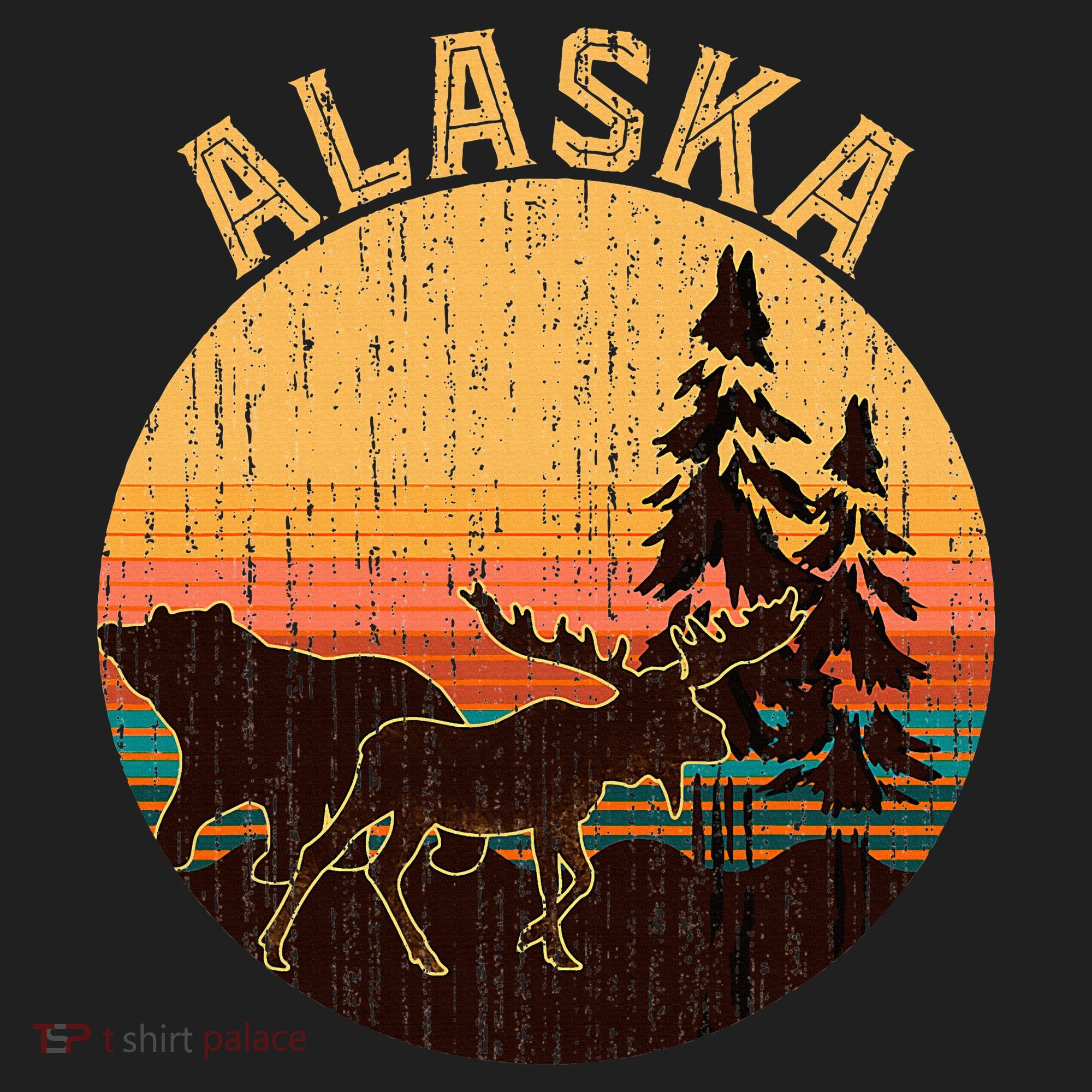 Nature Willdife Bear Moose Alaskan Animal Forest Alaska Beanie