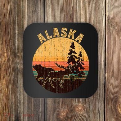 Nature Willdife Bear Moose Alaskan Animal Forest Alaska Coaster