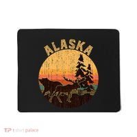 Nature Willdife Bear Moose Alaskan Animal Forest Alaska Mousepad thumb 0