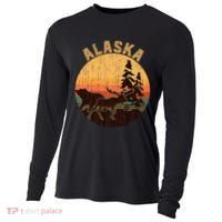 Nature Willdife Bear Moose Alaskan Animal Forest Alaska Cooling Performance Long Sleeve Crew thumb 0
