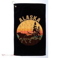 Nature Willdife Bear Moose Alaskan Animal Forest Alaska Golf Towel thumb 0