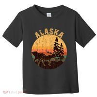 Nature Willdife Bear Moose Alaskan Animal Forest Alaska Toddler T-Shirt thumb 0