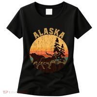 Nature Willdife Bear Moose Alaskan Animal Forest Alaska Women's T-Shirt thumb 0