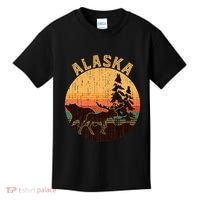 Nature Willdife Bear Moose Alaskan Animal Forest Alaska Kids T-Shirt thumb 0