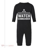 Neighborhood Watch Commander Uniform Infant Fleece One Piece thumb 0