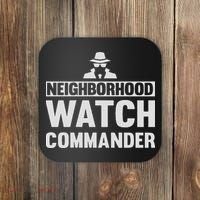 Neighborhood Watch Commander Uniform Coaster thumb 0