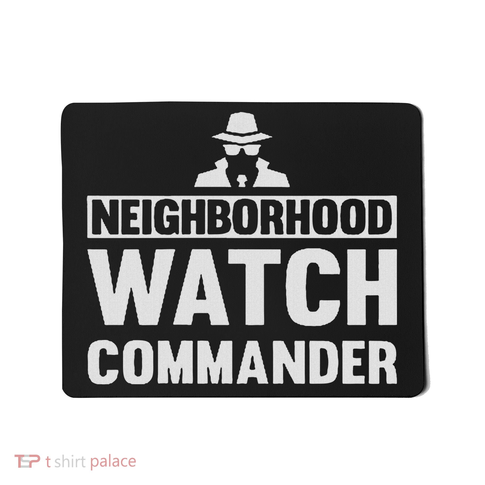 Neighborhood Watch Commander Uniform Mousepad