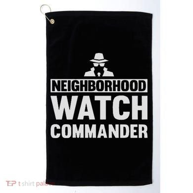 Neighborhood Watch Commander Uniform Golf Towel