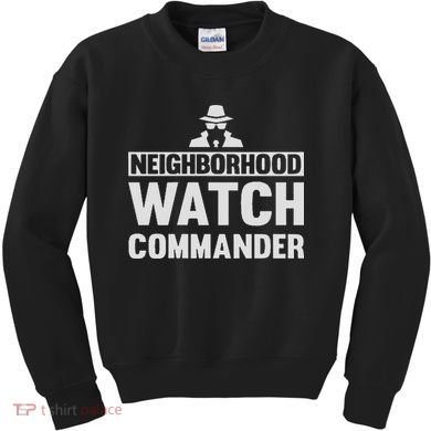 Neighborhood Watch Commander Uniform Kids Sweatshirt