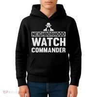 Neighborhood Watch Commander Uniform Kids Hoodie thumb 4