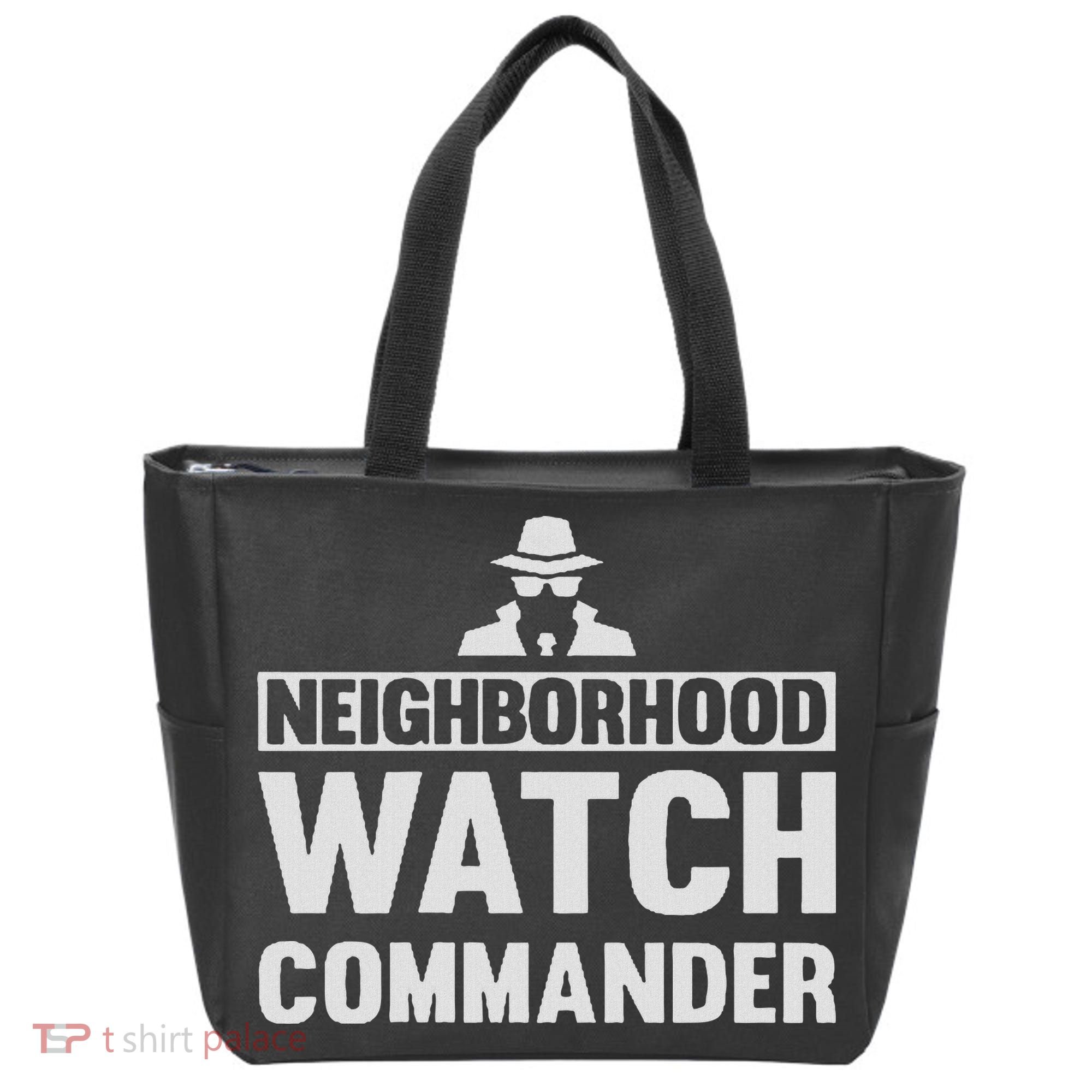 Neighborhood Watch Commander Uniform Tote Bag