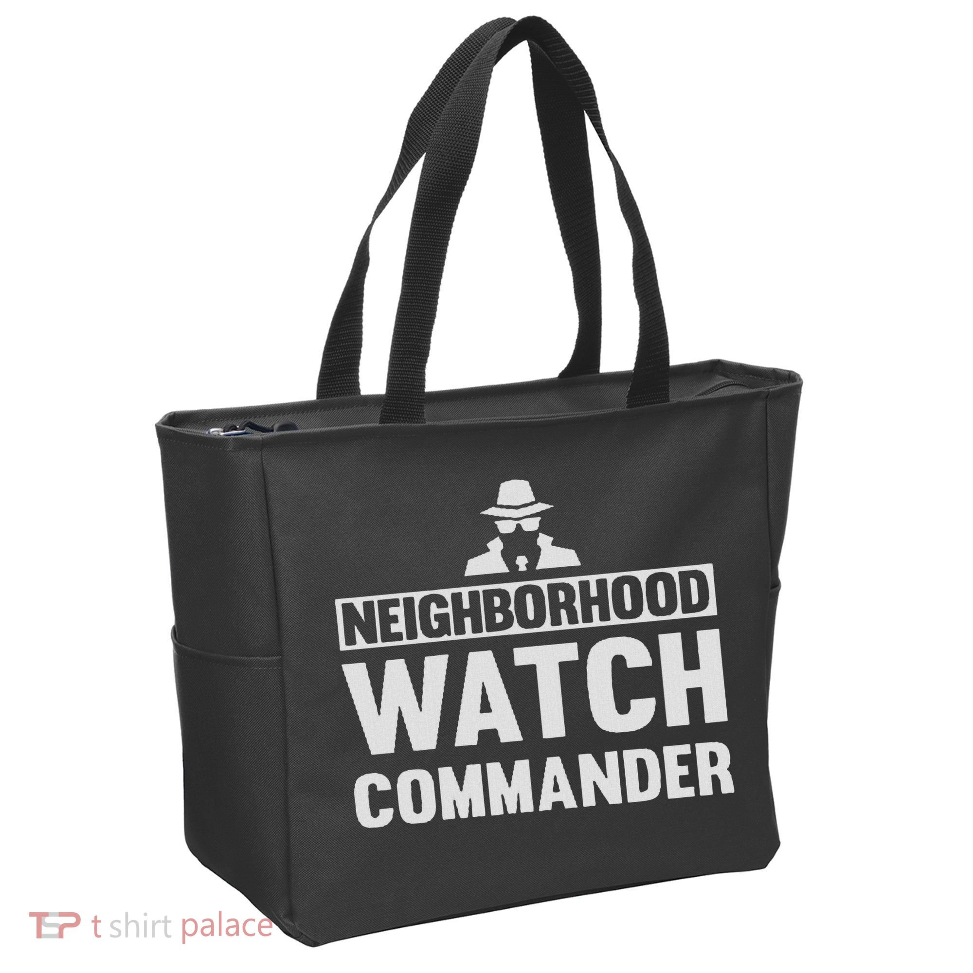 Neighborhood Watch Commander Uniform Tote Bag