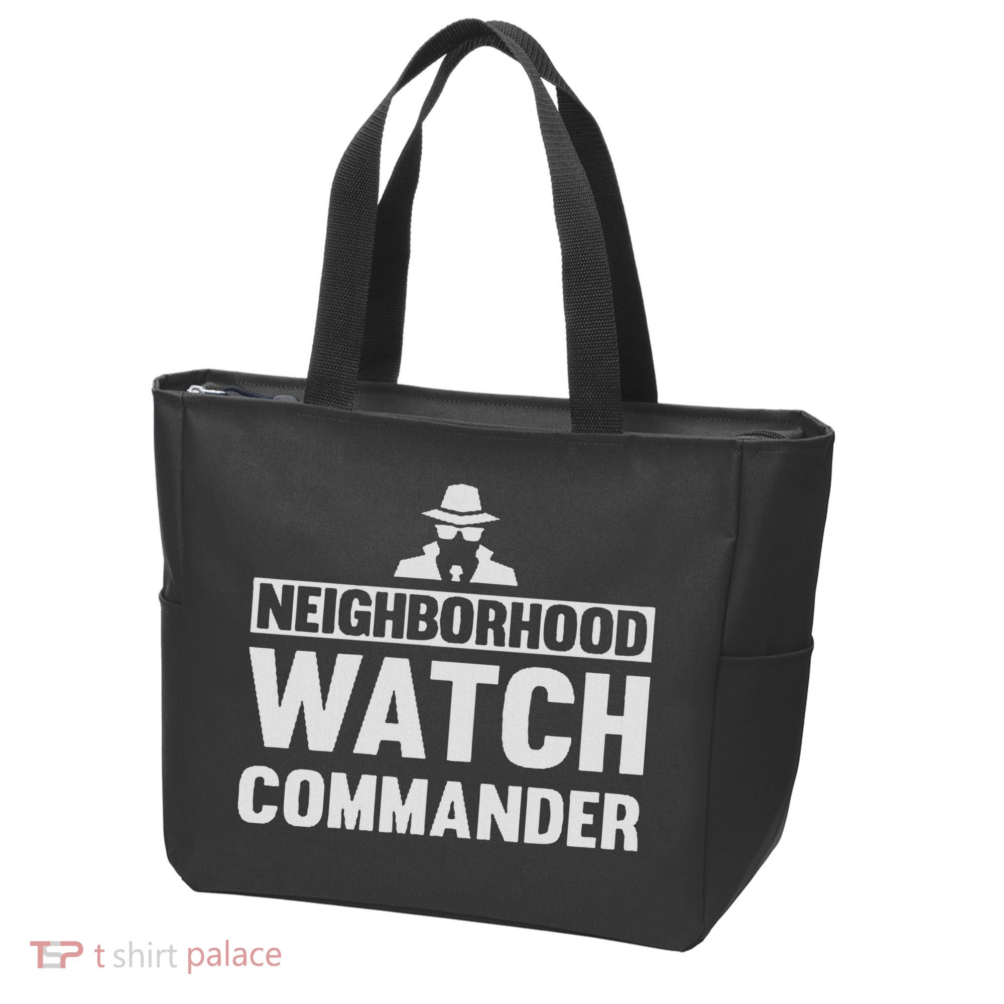 Neighborhood Watch Commander Uniform Tote Bag