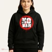 No War Distressed Grunge Paint  Hoodie thumb 5