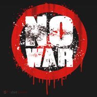 No War Distressed Grunge Paint  Apron thumb 3