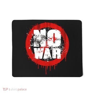 No War Distressed Grunge Paint  Mousepad
