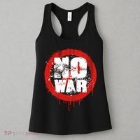 No War Distressed Grunge Paint  Women's Tank Top thumb 3