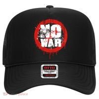 No War Distressed Grunge Paint  Hat thumb 0