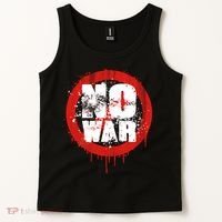 No War Distressed Grunge Paint  Tank Top thumb 2