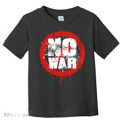 No War Distressed Grunge Paint  Toddler T-Shirt