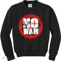 No War Distressed Grunge Paint  Kids Sweatshirt thumb 0
