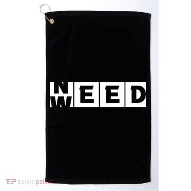 Need Weed | Funny Cannabis Weed Golf Towel