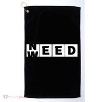 Need Weed | Funny Cannabis Weed Golf Towel thumb 0