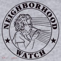 Neighborhood Watch Funny Women's Sweatshirt thumb 2