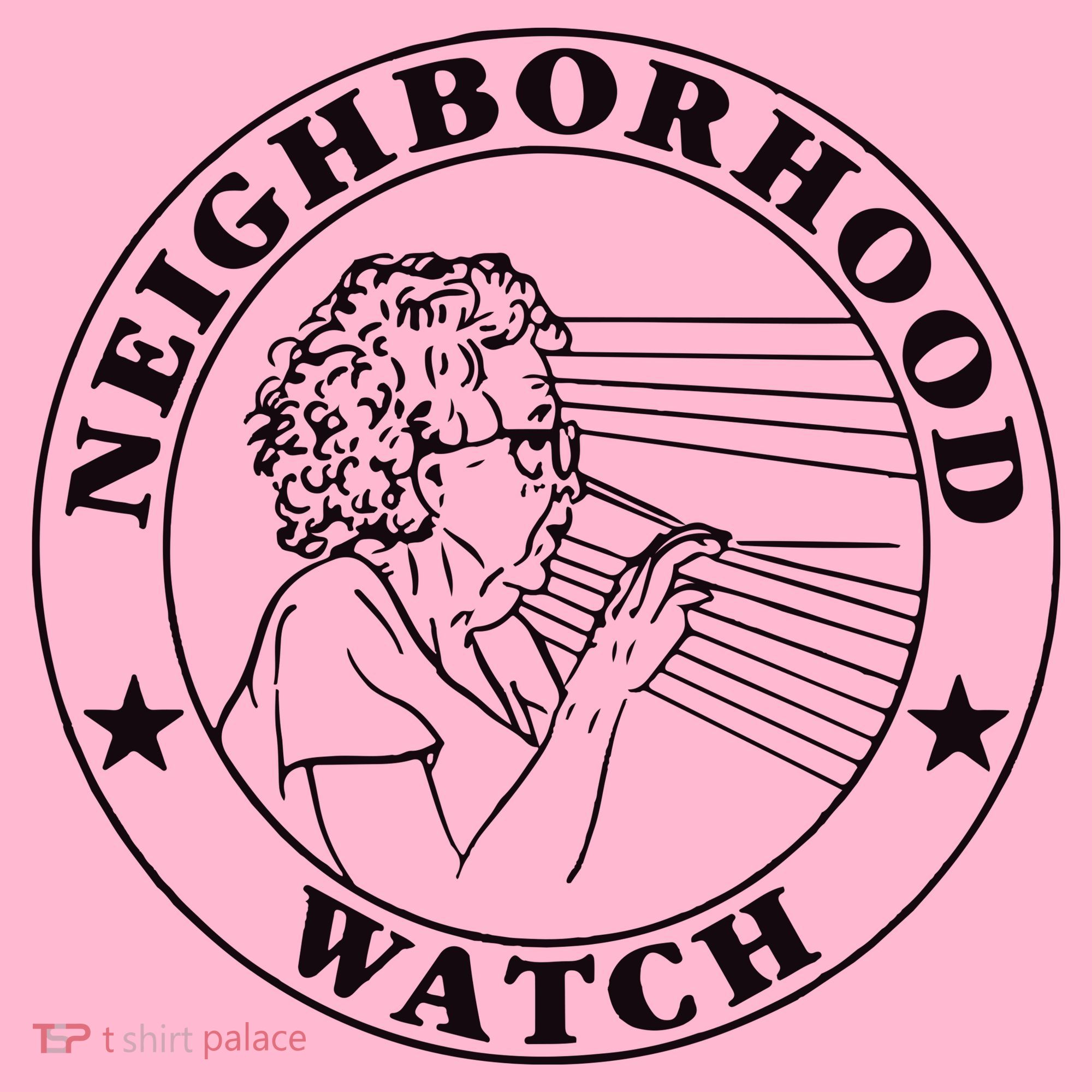 Neighborhood Watch Funny Coaster