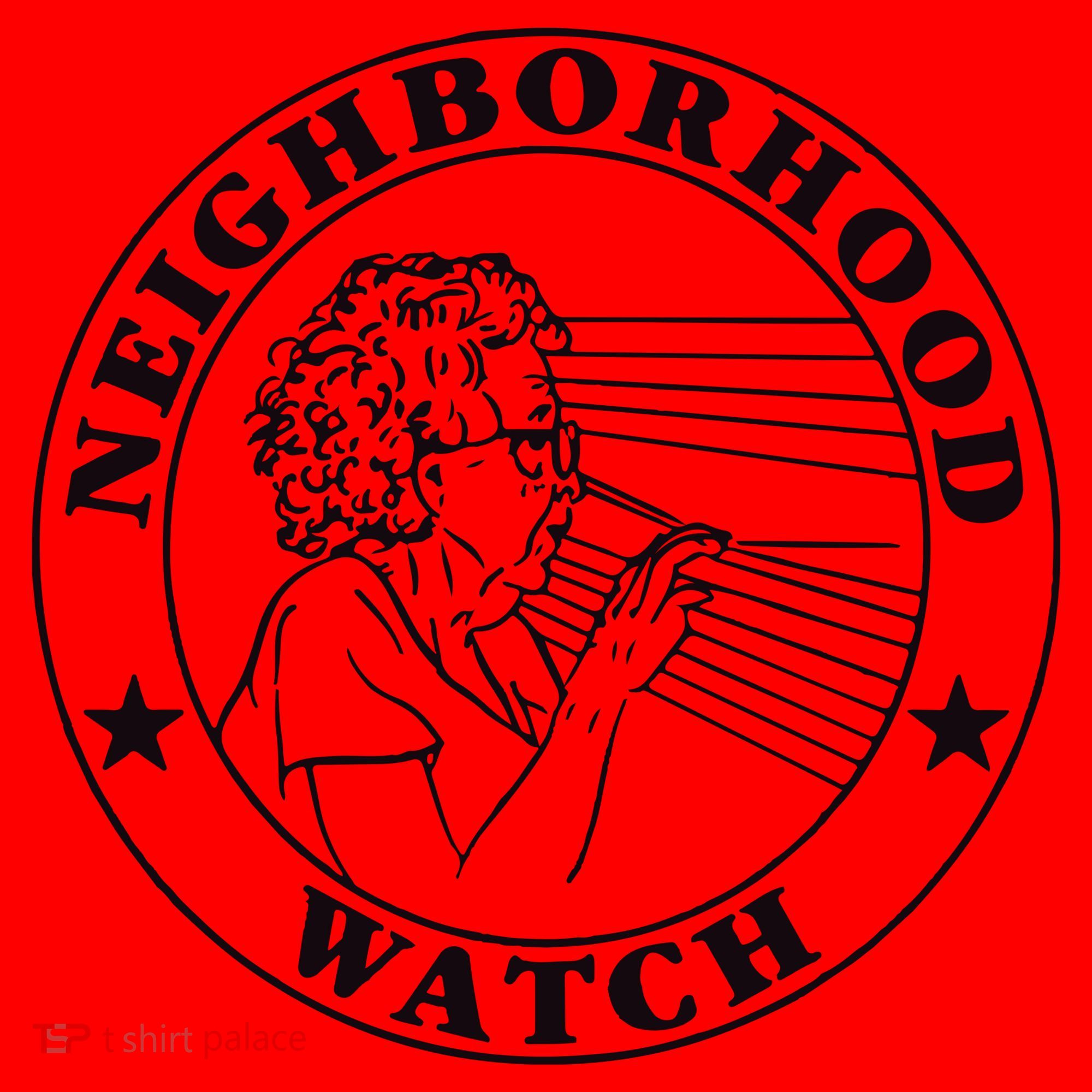 Neighborhood Watch Funny Santa Hat