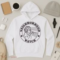 Neighborhood Watch Funny Hoodie thumb 3